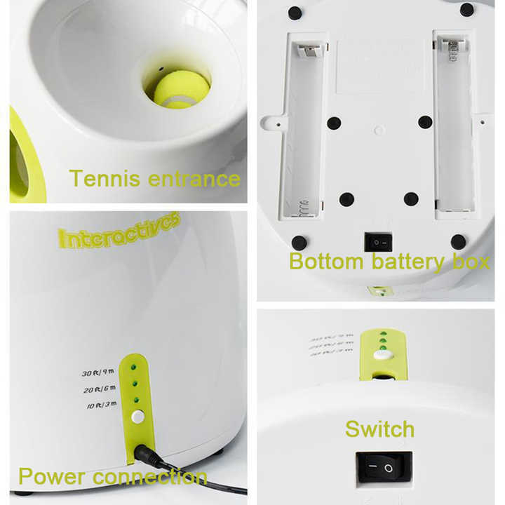 Automatic dog tennis ball launcher