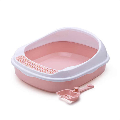 cat litter box with shovel