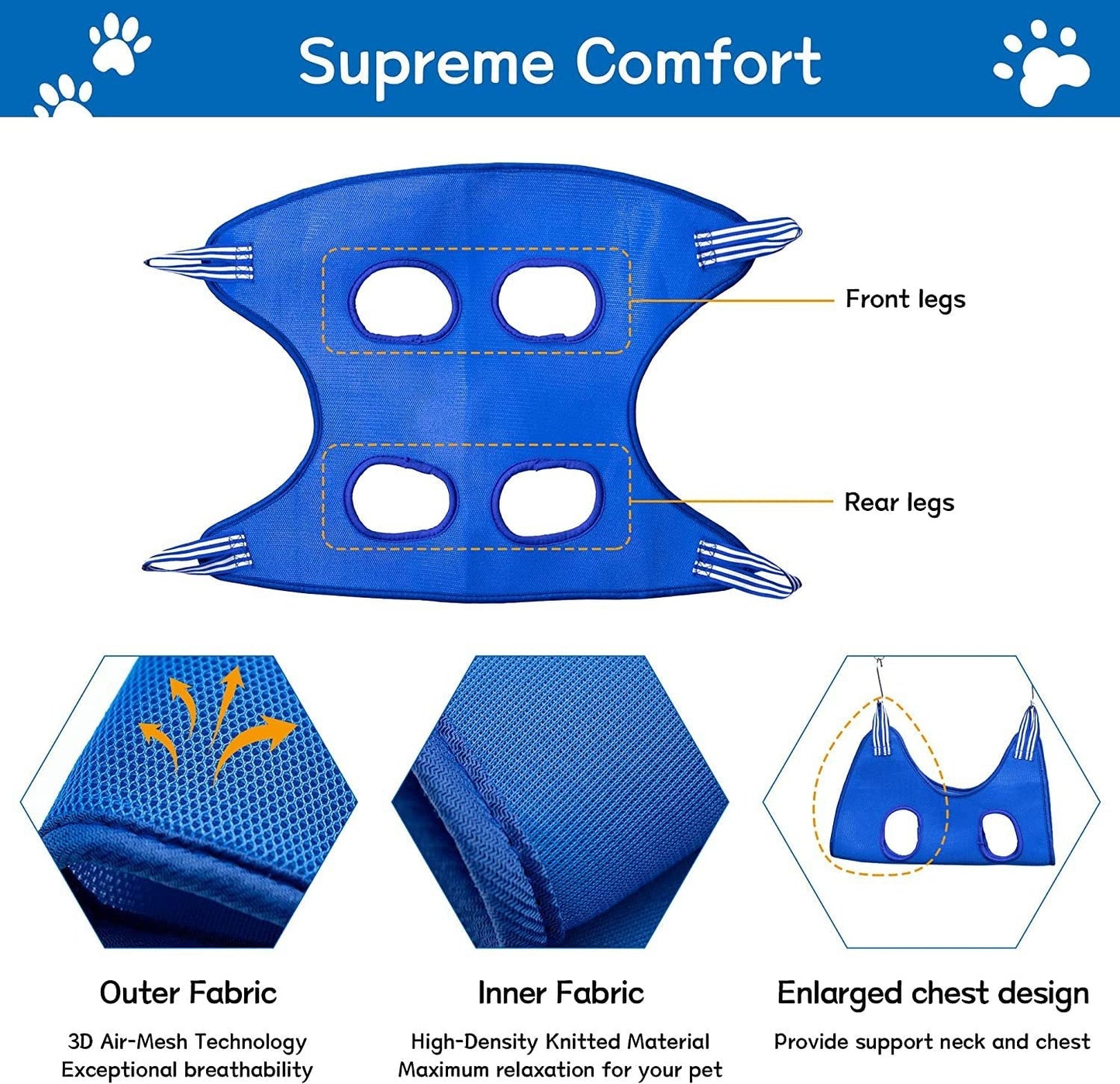 Cat Grooming nail cutting hammock