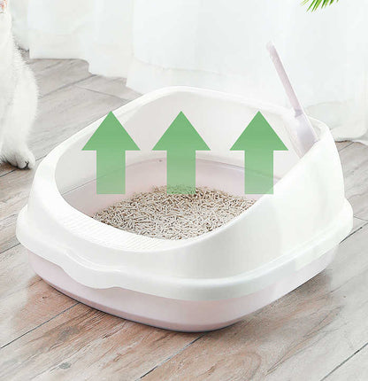 cat litter box with shovel